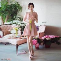 ราคา เดรสชีฟองสีโอรสใส่ออกงานได้ (5804592037)