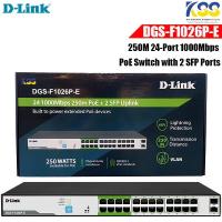 ราคา D-LINK 24-Port Gigabit 10/100/1000Mbps PoE Switch with 2 SFP Ports รุ่น DGS-F1026P-E (10850827712)