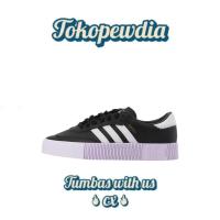 ราคา adidas originals Samba rose Women's board shoes in black, white, and purple (20685350530)