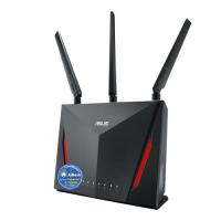 ราคา ASUS RT-AC86U AiMesh for Mesh Wifi AC2900 Dual Band Gigabit WiFi Gaming Router with MU-MIMO,WTFast game accelerator (5791152212)