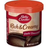 ราคา Betty Crocker Frosting Rich and Creamy Dark Chocolate 453g. (15169336647)