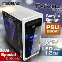 ราคา ITSONAS Computer case FROZEN (Black-White) (574389224)