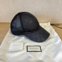 ราคา [CO220604219] Gucci / GG Nylon Baseball Hat (20117053707)