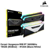 ราคา 16GB (8GBx2) DDR4/3600MHz RAM (แรมพีซี) CORSAIR VENGEANCE RGB RT (CMN16GX4M2Z3600C18) (14310589981)