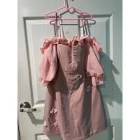 ราคา เดรสสีโอรสเปิดไหล่ งานป้าย (20660402921)