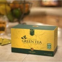 ราคา ชาเขียวออร์แกนิคผสมเห็ดหลินจือแดง ออร์กาโน่โกลด์ Organo Gold 100% Certified Organic Green Tea with Ganoderma Lucidum (18084846097)