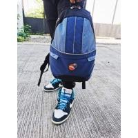 ราคา กระเป๋าเป้มือสอง แบรน anta backpack งานเป้เทห์ๆ สไตล์ Biker งานผ้าสีกรมตัดดำ (5108163306)