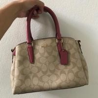 ราคา MINI SAGE CARRYALL IN SIGNATURE CANVAS (COACH F31985) (7207183308)