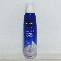 ราคา NIVEA Pearl White Super Mousse Foam 150 ml. (2658516247)
