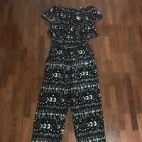 ราคา จั้มสูท เกาะอก สีดำ มือสอง (1083328063)