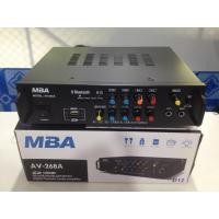 ราคา เครื่องขยายเสียง Power Integrated Amplifier MBA Model AV-268A D12 stereo Karaoke Amplifier USB SD card FM Radio 2 Mic in (3158989788)
