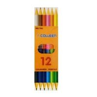 ราคา สีไม้คอลลีน Colleen 6 แท่ง 12สี #785(แท่งกลม) (1835831508)