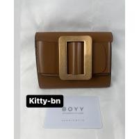 ราคา Boyy ของใหม่พร้อมส่ง ปี2022 Wallet Buckle square - สีนำ้ตาล อุปกรณ์ การ์ด ถุงผ้า ถุงกระดาษ (20571552059)