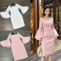 ราคา CHARISSA #เดรสสีขาว #เดรสออกงานสีขาว #เดรสสีชมพู #เดรสออกงานสีชมพู #เดรสสีชมพูยาว #เดรสสีชมพูเรียบหรู #เดรสสีชมพู (18865179165)