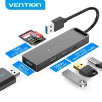 ราคา Vention Usb 3 . 0 2.0 Hub 6 พอร์ต 256 G 6 In 1 Usb To Micro B / Sd / Tf / Usb 3 . 0 แท่นชาร์จความเร็วสูงสําหรับแล็ปท็อปพีซี CHUBB/CHVBB (7174567642)