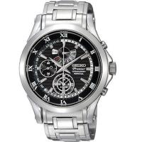 ราคา Seiko Premier Chronograph Perpetualนาฬิกาข้อมือสายสแตนเลสรุ่นSPC051P1-Silver (340079483)