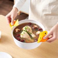 ราคา ถุงมือซิลิโคนกันความร้อน ซิลิโคนจับหม้อกันความร้อน กันลื่น กันลวก ถุงมือซิลิโคนรูปน้องเป็ด (14933221883)