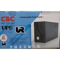 ราคา UPS (เครื่องสำรองไฟ) CBC รุ่น UR 1000VA 600W รับประกัน 2 ปี (9743242737)