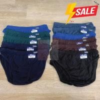 ราคา กางเกงในชาย เอวยางยืด ผ้าคอตตอน ราคาส่ง ยกโหล(12ตัว) ชุดชั้นในชาย (พร้อมส่ง มีเก็บปลายทาง) (5069717841)