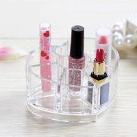 ราคา กล่องอะคริลิค รูปหัวใจ กล่องใส่เครื่องสำอางค์ กล่องจัดเก็บเครื่องสำอางค์ (3489154091)