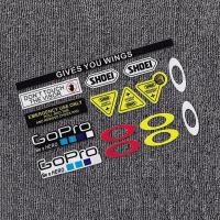 ราคา สติกเกอร์กันน้ำ สำหรับหมวกกันน็อคมอเตอร์ไซค์ลาย Ducati Shoei Arai (3732911466)