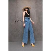 ราคา เสื้อผ้าแฟชั่นสไตล์เกาหลี เกางเกงยีนส์ กางเกงยีนส์สวยเพรียวสุดชิค Size XL สียีนส์พร้อมส่ง สวยเหมือนแบบ (2872474398)