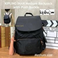 ราคา Sale ! *ส่งฟรี ems. ของแท้ พร้อมส่งค่ะ* KIPLING INAN Medium Backpack with Push Buckle (6141804327)