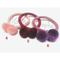 ราคา ยางรัดผม สไตล์เกาหลี ยางมัดผมน่ารักๆ ห้อยปอมปอม (974056106)