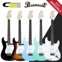 ราคา Paramount PE100 กีตาร์ไฟฟ้า ทรงStrat 22 เฟร็ต ปิ๊กอัพซิงเกิ้ลคอยล์ + แถมฟรีคันโยก **กีตาร์ไฟฟ้ามือใหม่ขายดี** (7527421742)