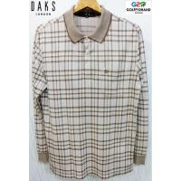 ราคา DAKS LONDON แท้ เสื้อยืดโปโลแขนยาวสก๊อต (6736547130)