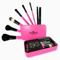 ราคา ชุดแปรงแต่งหน้า ODBO Make up Box Brush Set 7 pcs (Pink) (642685192)