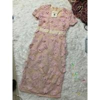 ราคา เดรสลูกไม้งานป้ายดอก 3D งานป้ายนานาเฉพาะในไลฟ์ (21828608139)