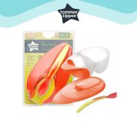 ราคา ชามแบบมีช่องแบ่ง พร้อมช้อนป้อนอาหารเด็ก Tommee Tippee (1971994285)