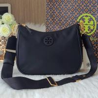 ราคา MeBrandOutlet TORY BURCH 88370 NYLON WEB MINI HOBO ครอสบอดี้สาบสปอร์ตสีดำ งานแท้% งานหิ้วจาก Shop & Outlet USA (22221747693)