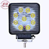 ราคา ไฟสปอร์ตไลท์ LED เหลี่ยม 4 9เม็ด(27W) ติดรถยนต์ 12V/24V แสงสีขาว (14561270550)
