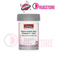 ราคา Swisse Biotin Forte With Vitamin C + Zinc สวิสเซ ไบโอติน + ซิงค์ 60 เม็ด (22081395732)