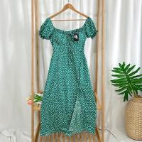 ราคา Flora dolly dress (Green) (12059862386)