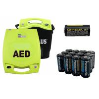 ราคา (ส่งด่วน) ถ่านเครื่อง AED เครื่องกระตุกหัวใจอัตโนมัติ PANASONIC CR123A, DL123 CR17345 Lithium 3V 10 ก้อน Made in U.S.A (22982951966)