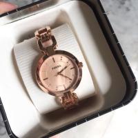 ราคา นาฬิกา Fossil สี rose gold ของใหม่ป้ายห้อย อปก.ครบ (227553446)