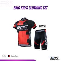 ราคา ชุดปั่นจักรยานเด็ก BMC Kid's Clothing Set (22572535513)