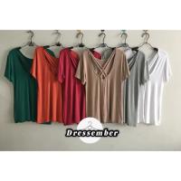 ราคา เสื้อยืดสาวอวบ ด้านหลังแต่งสายไขว้คู่ ผ้าเรย่อน อก 40 (1040899618)