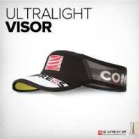 ราคา Compressport หมวกแก๊ปเปิดหัว หมวกวิ่ง น้ำหนักเบา ผ้ายืดรัดกระชับ สำหรับออกกำลังกาย UltraLight VISOR V2 BLACK (1398871931)