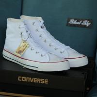 ราคา Converse All Star (Classic) ox - White Hi รุ่นฮิต สีขาว หุ้มข้อ รองเท้าผ้าใบ คอนเวิร์ส ได้ทั้งชายหญิง (7379586079)