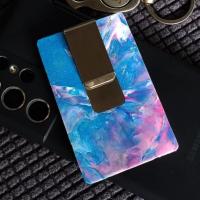 ราคา ที่ใส่บัตรเครดิต กระเป๋าสตางค์แบบหนีบ ♻พลาสติกรีไซเคิล♻ 100% Handmade Money clip (11981543844)