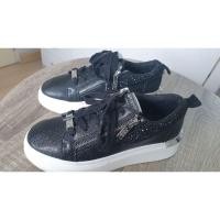 ราคา STEVE MADDEN ผ้าใบหนังสีดำ ส่งฟรี (20931765692)