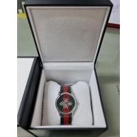 ราคา นาฬิกา Gucci 38 mm ผึ้งเงินสายผ้า เครื่องศูนย์ไทย (11840615973)