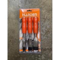 ราคา สิ่ว สิ่วไม้ ชุดสิ่ว3ชิ้น ขนาด1/2"(4หุน), 3/4"(6หุน) และขนาด1นิ้ว อย่างดี ยี่ห้อHarden (3021020209)