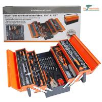 ราคา ชุดเครื่องมือ ประแจ ชุดบล็อก 85 ชิ้น ชุดประแจบล็อก ชุดประแจแหวนข้างปากตาย ไขควง คีม ขนาด 1/4 นิ้ว และ 1/2 นิ้ว Socket Se (20387944271)