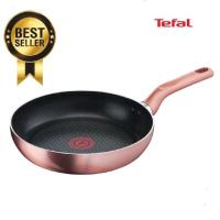 ราคา TEFALกระทะก้นแบน ขนาด 24 ซม. Cook and shine รุ่น G803S695 (สีโรสโกลด์) (16289674407)