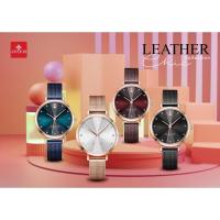 ราคา Julius นาฬิกาแฟชั่นเกาหลีของแท้ % ประกันศูนย์ไทย นาฬิกาข้อมือผู้หญิง สายสแตนเลส รุ่น Ja-1222 (8503255756)